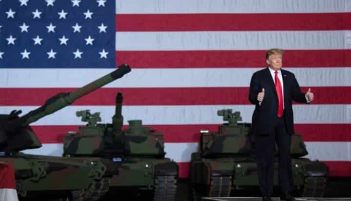 Tankbestuurder Trump