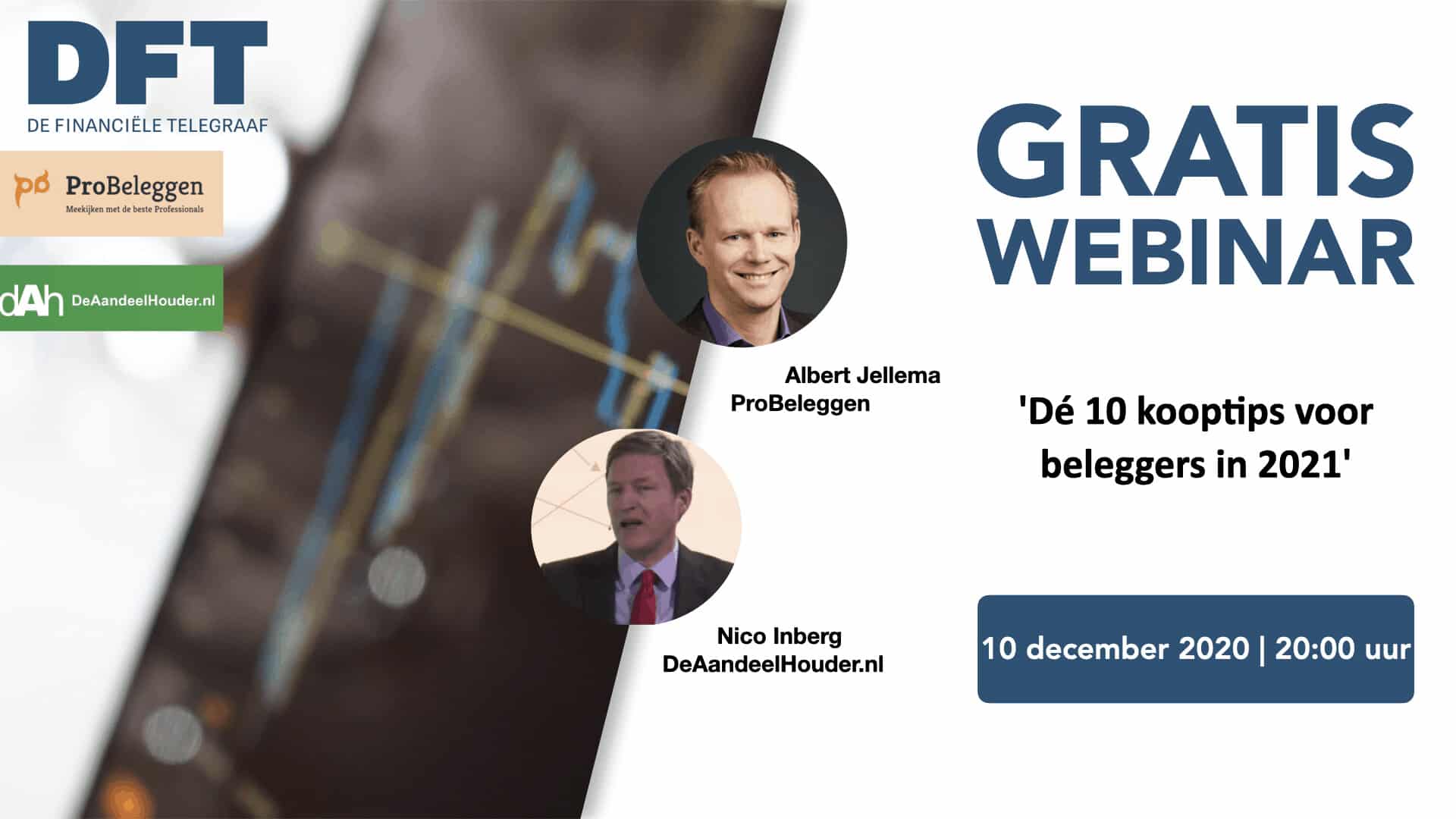 Webinar: Dé 10 kooptips voor beleggers in 2021