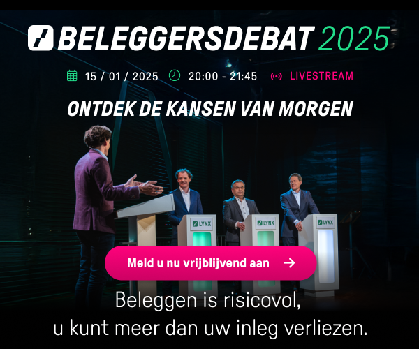 LYNX Beleggersdebat – 15 januari om 20:00