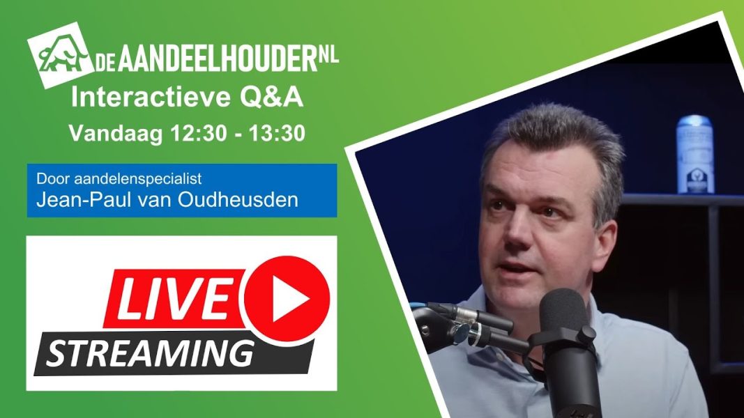 | Interactieve Q&A met Jean-Paul van Oudheusden | Netflix, ASML, Shell, NVIDIA, Beleid VS, Rente, Goud en nog veel meer