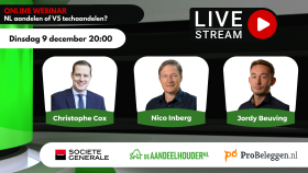 Webinar: NL aandelen of VS techaandelen?